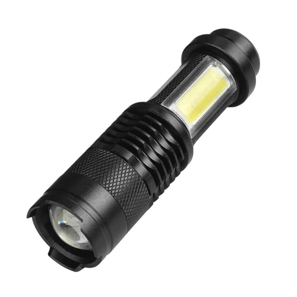 Zoomable Led Flashlight Built-in Battery XP-G Q5 Mini Torch Lamp Adjustable Penlight Waterproof For Outdoor Camping Lantern