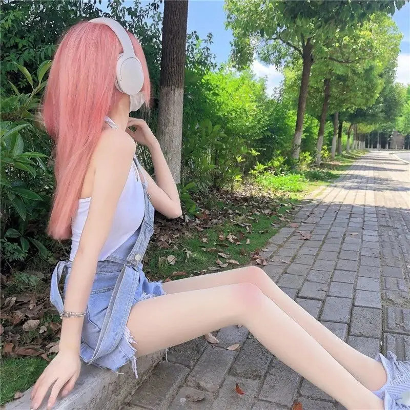 Rompers Women Hot Girls Streetwear Sexy Ripped Vintage Summer Fashion All-match Teens Denim Wide-leg Korean Style BF Female Chic