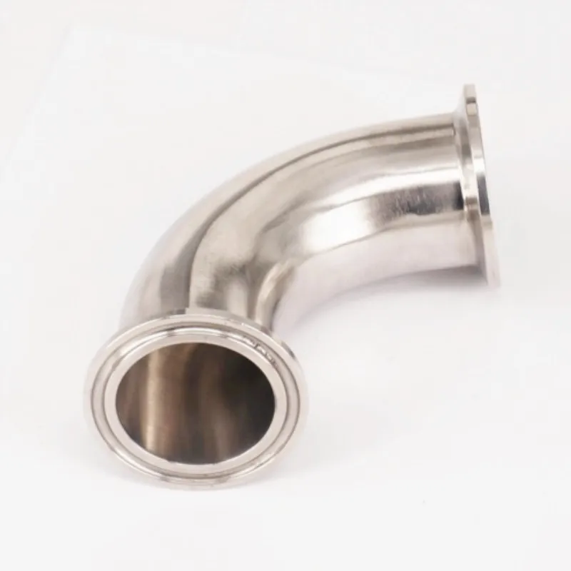 

2" Tri Clamp Sanitary 90 Degree Elbow 51mm Pipe OD 304 Stainless Steel Fitting 64mm Feerule OD For Homebrew