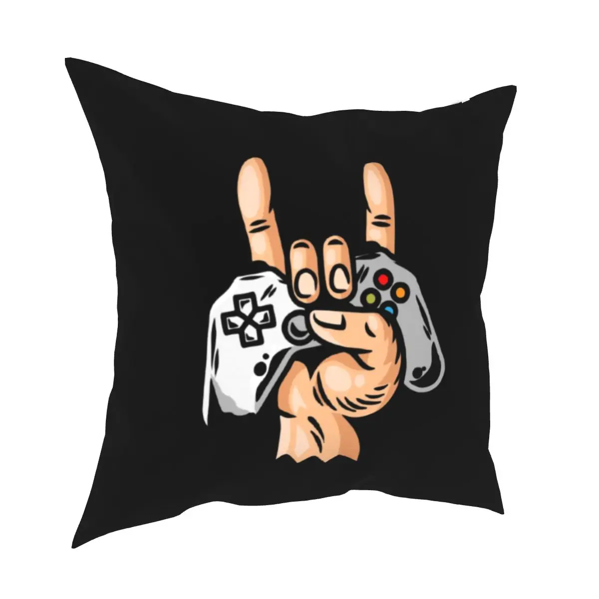 Gamepad Game Controller Pillowcases Seat Gift for Boy Gaming Gamer Console Cushion Cover Decorative Pillow Cover 45*45cm