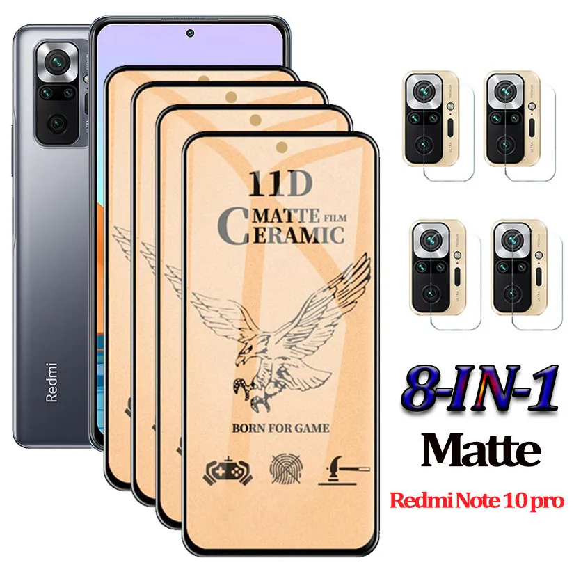 

Matte Glass Camera Protector For Xiaomi Redmi Note 10 Pro 5g Ceramic Screen Protector RedmiNote10 PRO Glass Redmi Note10 Pro 5g