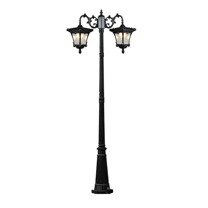 impermeavel led street lamp para exterior estilo europeu lampada de jardim paisagem luz villa gramado comunidade polo alto retro 01