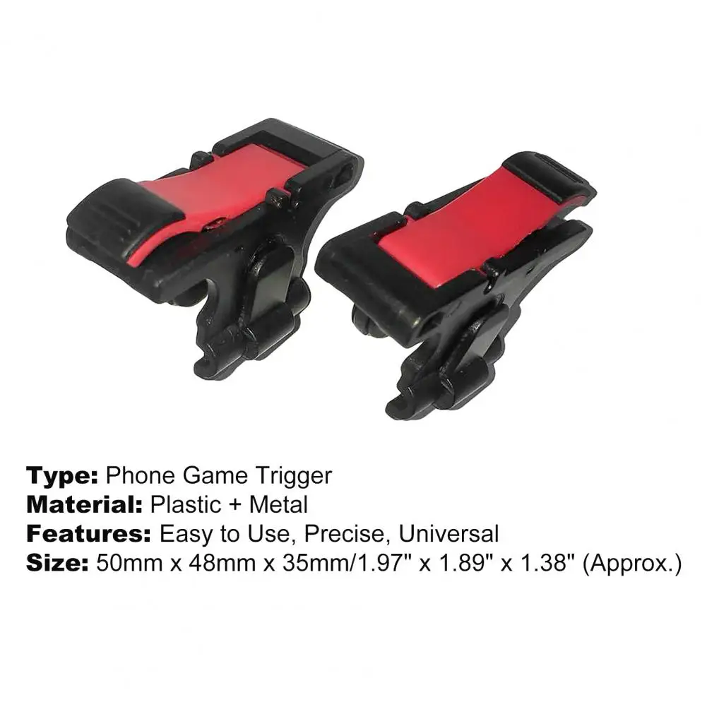 1 Pair D9 Plastic Mobile Phone Holder Gaming Triggers Game Controllers Gamepad for Home Suitable For All Kinds Of Phones