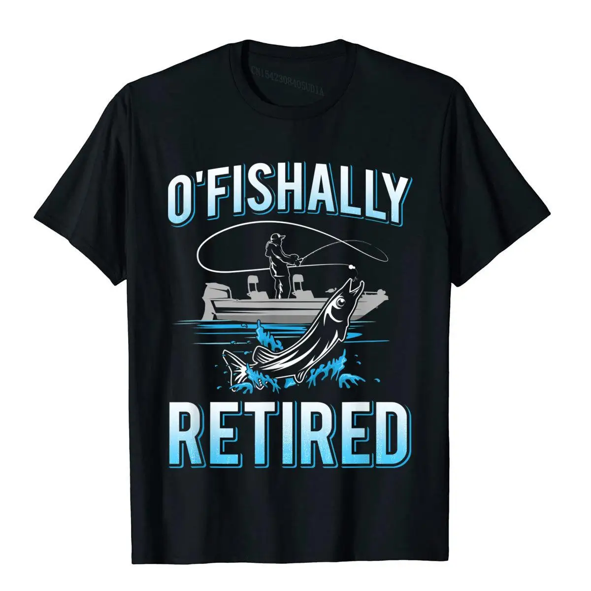 Mens Funny O'fishally Retired Tee For Retired Fishing Men T-Shirt Hot Sale Men's T Shirt Fitness Tops & Tees Cotton Japan Style