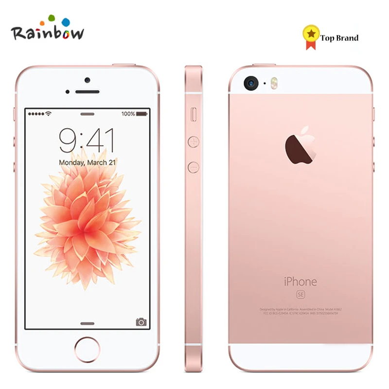 IPhone SE 4g,オリジナルの携帯電話,ロック解除,2GB RAM,16/64GB ROM,ウエディング,タッチスクリーン