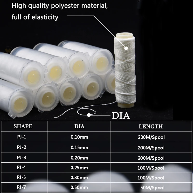 Sedal nailon flotante PJ1-5 Invisible alta resistencia pesca mar - imagen 4