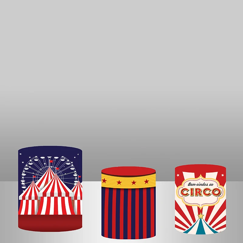 Цилиндрическая крышка под заказ для детского праздника