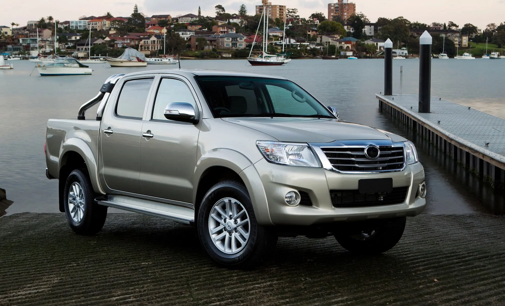 ABS Cromato Anteriore Griglia di Copertura Per Toyota Hilux Vigo 2012 2013 2014 auto-styling Per Toyota Ycsunz