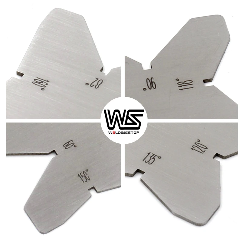 Edelstahl Gewinde-Winkelmesser Bohrer-Winkelmesser Schärfwerkzeuge Winkelmesser Mess- und Prüfwerkzeug Drehmaschinenwerkzeug 3-teiliges Set – Detail 3
