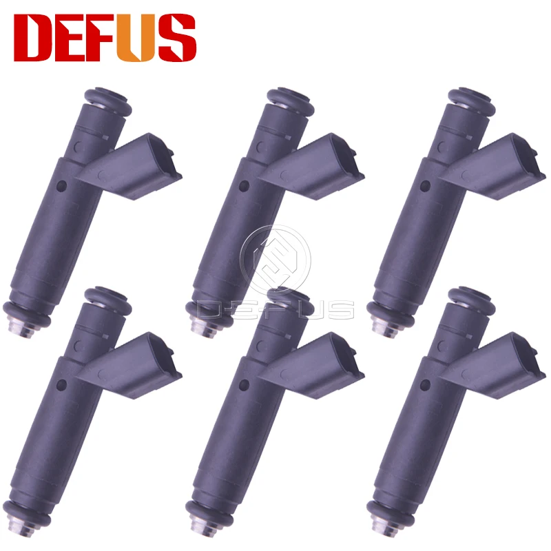 DEFUS 6pcs YR3E-A6A Fuel Injector Nozzle For F-150 4.2 For-d Mustang 3.8L V6 1999-2004 Bico 822-11162 YR3EA6A