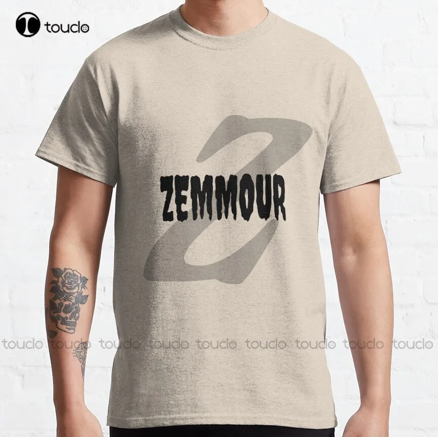 Presidentielle France 2022 Zemmour Classic T-Shirt Mens Big And Tall Women Oversized Tshirtshirts Custom Aldult Teen Unisex