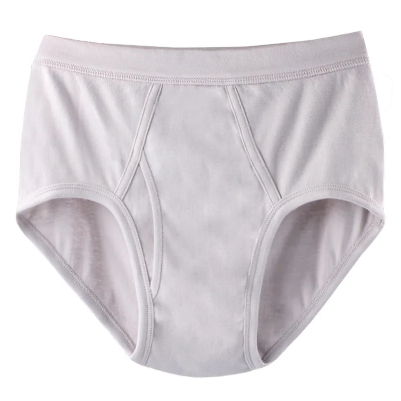 95KG Solid Fat Plus Size Men's Underwear Mens Underwear 100% Cotton Comfortable Breathable Loose Large Size Men Briefs Panties
