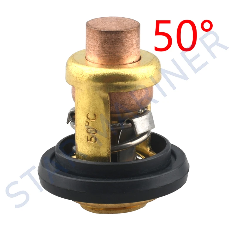 6E5-12411-02 Thermostat 50 Degree 688-12411 6H3-12411 6E5-12411-10 For Yamaha For SUZUKI Outboard Motor 15HP 25HP 30HP-220HP