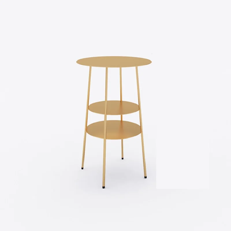 

Nordic Living Room Sofa Side Coffee Table, Small Round Table, Apartment Balcony Corner Table, Simple Wrought Iron Bedside Table