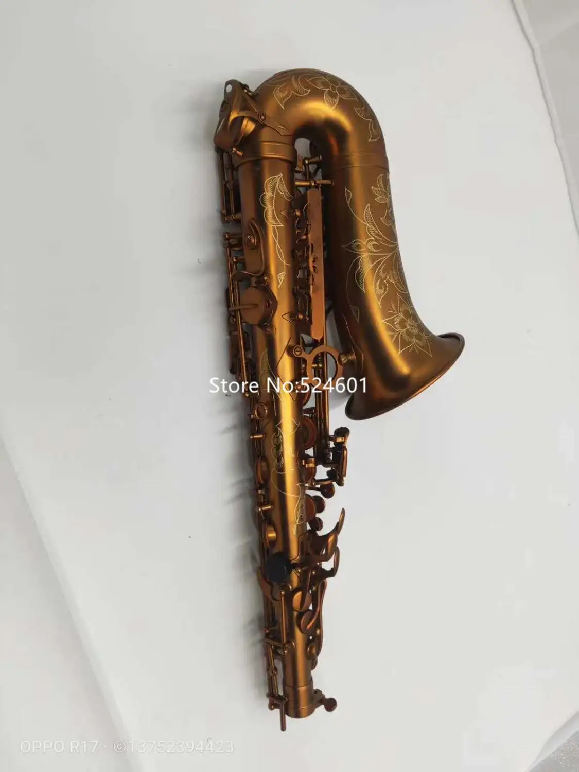 Alto Eb Tune E Flat  Saxophone Lacquer gold  Antique Copper  Musical Instrument professional With  Case  Free Shipping