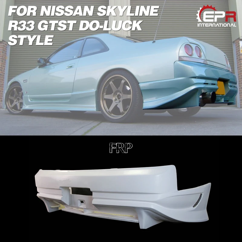 

Car-styling For Nissan Skyline R33 GTST Do-Luck Style Fiberglass Rear Bumper FRP Fiber Glass Drift Racing Body Kit Part