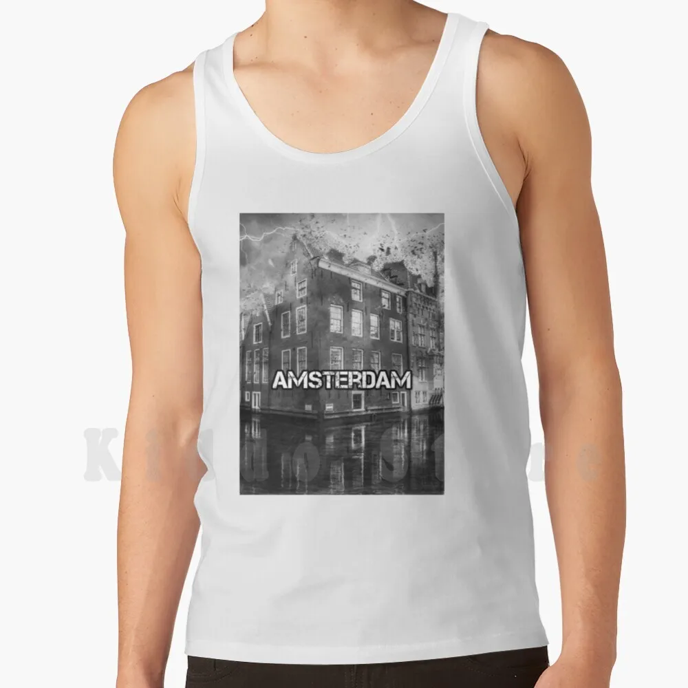 Skyline Tank Tops Vest Sleeveless Netherlands Skyline Skyline Holland Landmark Netherlands Skyline Netherlands