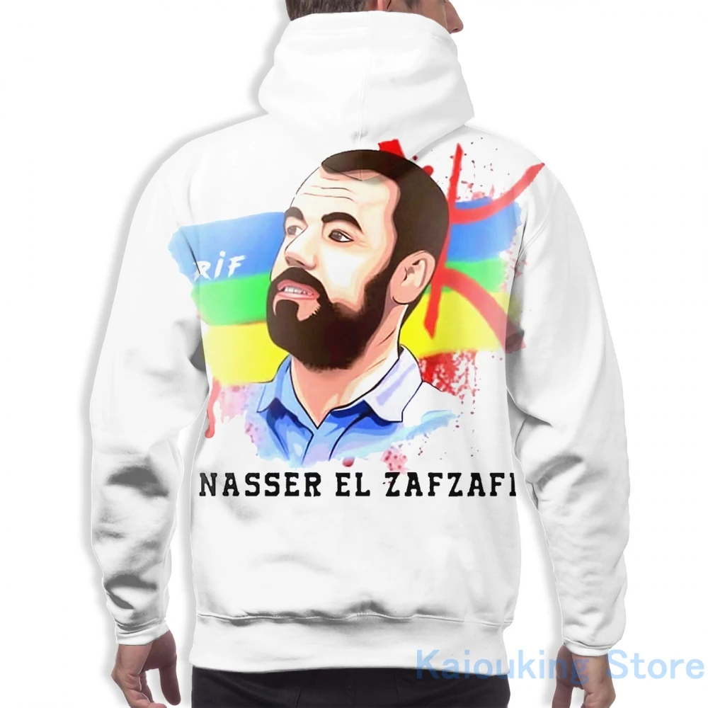 Mens Hoodies Sweatshirt for women funny of NASSER EL ZAFZAFI rif hirak freedom print Casual hoodie Streatwear