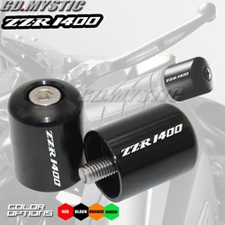 Accessori moto manopole per manubrio CNC estremità per manubrio Slide per Kawasaki ZZ-R1400 ZZR 1400 ZZR1400 2006-2016