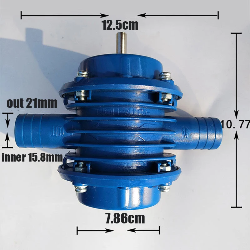 Waterpomp Zware Zelfaanzuigende Hand Elektrische Boor Pomp Huis Tuin Centrifugaal Boot Pomp Hoge Druk Waterpomp