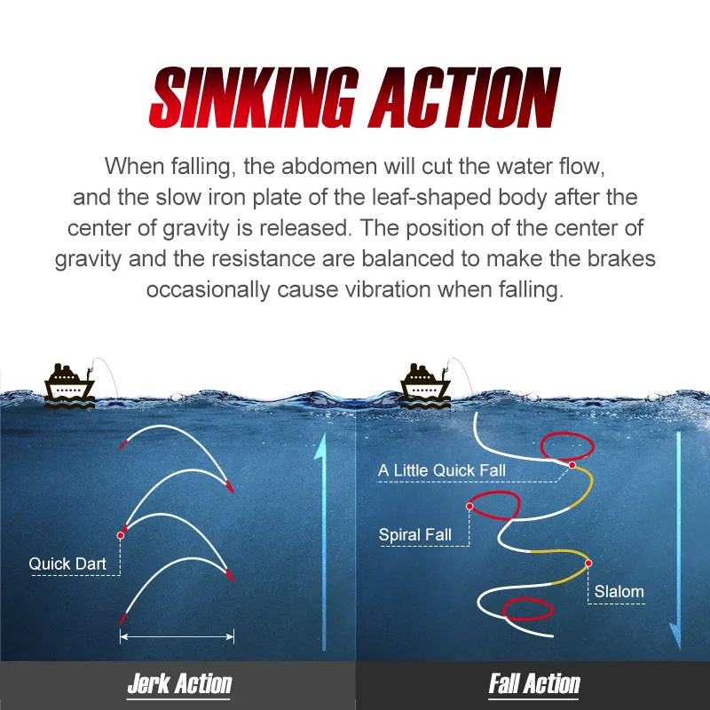 NOEBY Metal Jig Cuchara – Señuelo lento para pesca en mar - imagen 2