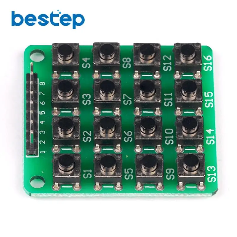 1PCS MCU Extension 4 x 4 16-Key Matrix Keyboard Module