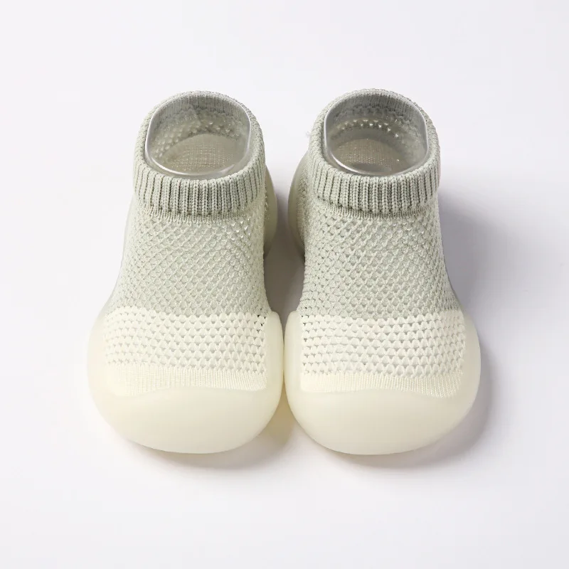 Babyschuhe, Lauflernschuhe, bequem, für Jungen und Mädchen, Kinder, Gummi, weiche, rutschfeste Sohle, Bodenschuhe, Strickstiefeletten – Detail 26
