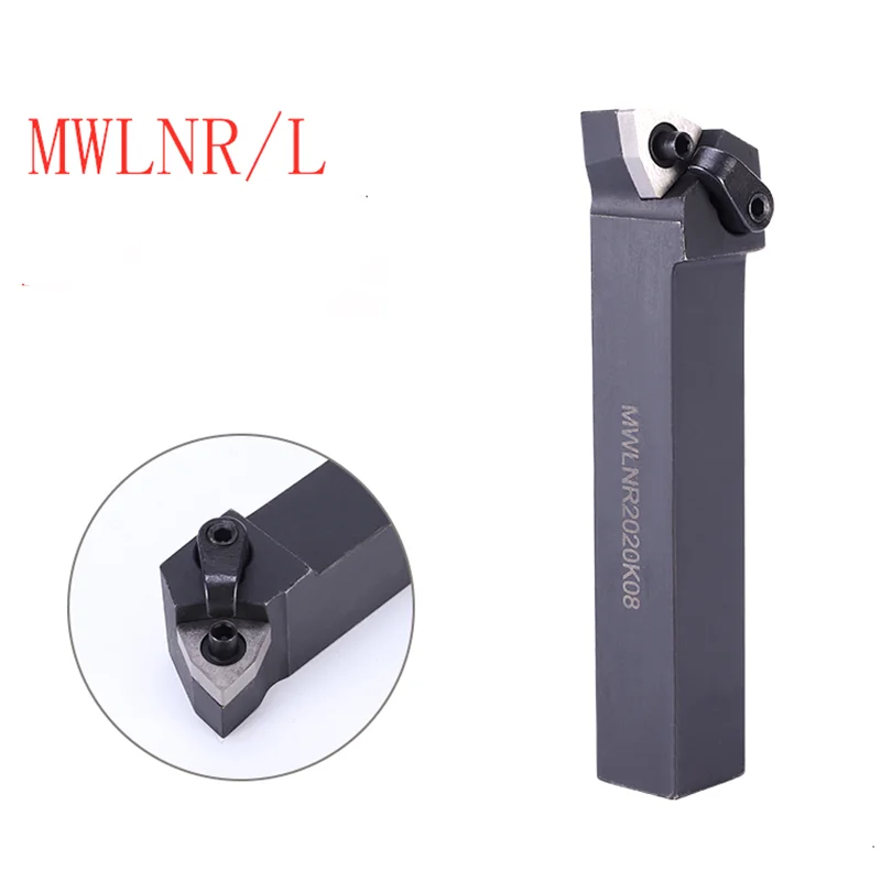 1PCS MWLNR/L1616H08 MWLNR/L2020K08 MWLNR/L2525M08 Portautensili + 10PCS WNMG080404/WNMG080408 Carburo Cementato combinazione lama