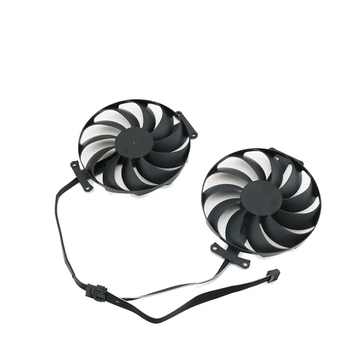 Ventilateur de carte graphique double OC T129215SU 97mm, 2 pièces/lot 27x105mm 7 broches pour ASUS RTX 3070 3060 Ti