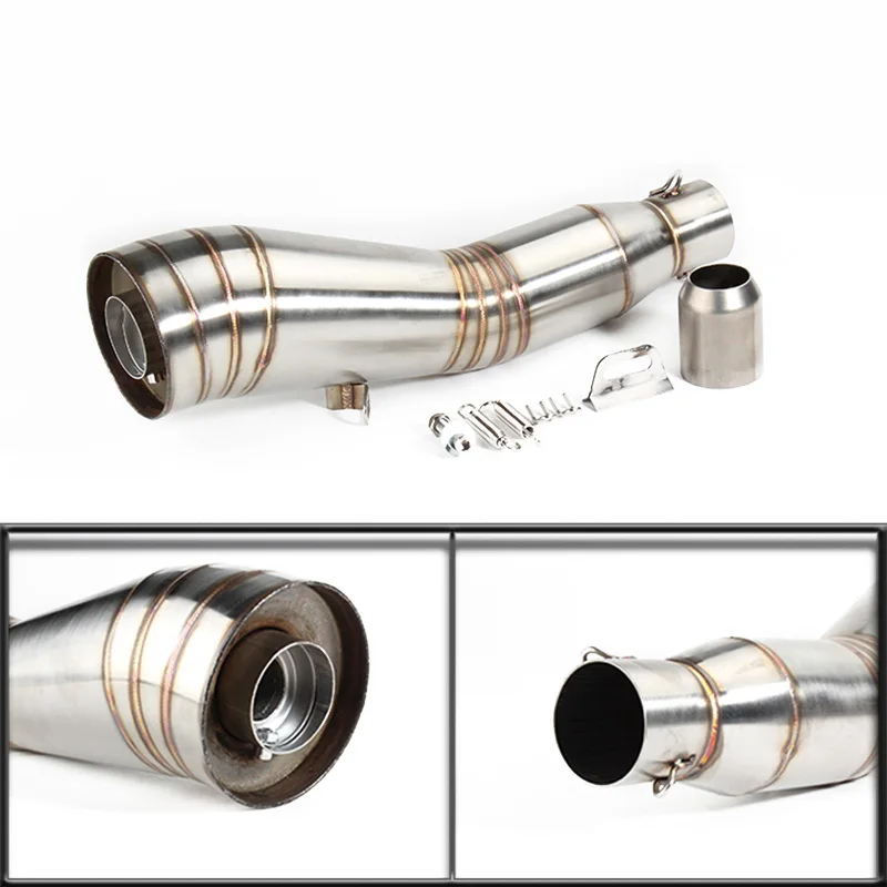 Motorcycle refitted locomotive k7k8z800 ZX6R straight exhaust pipe large displacement exhaust pipe general 51mm