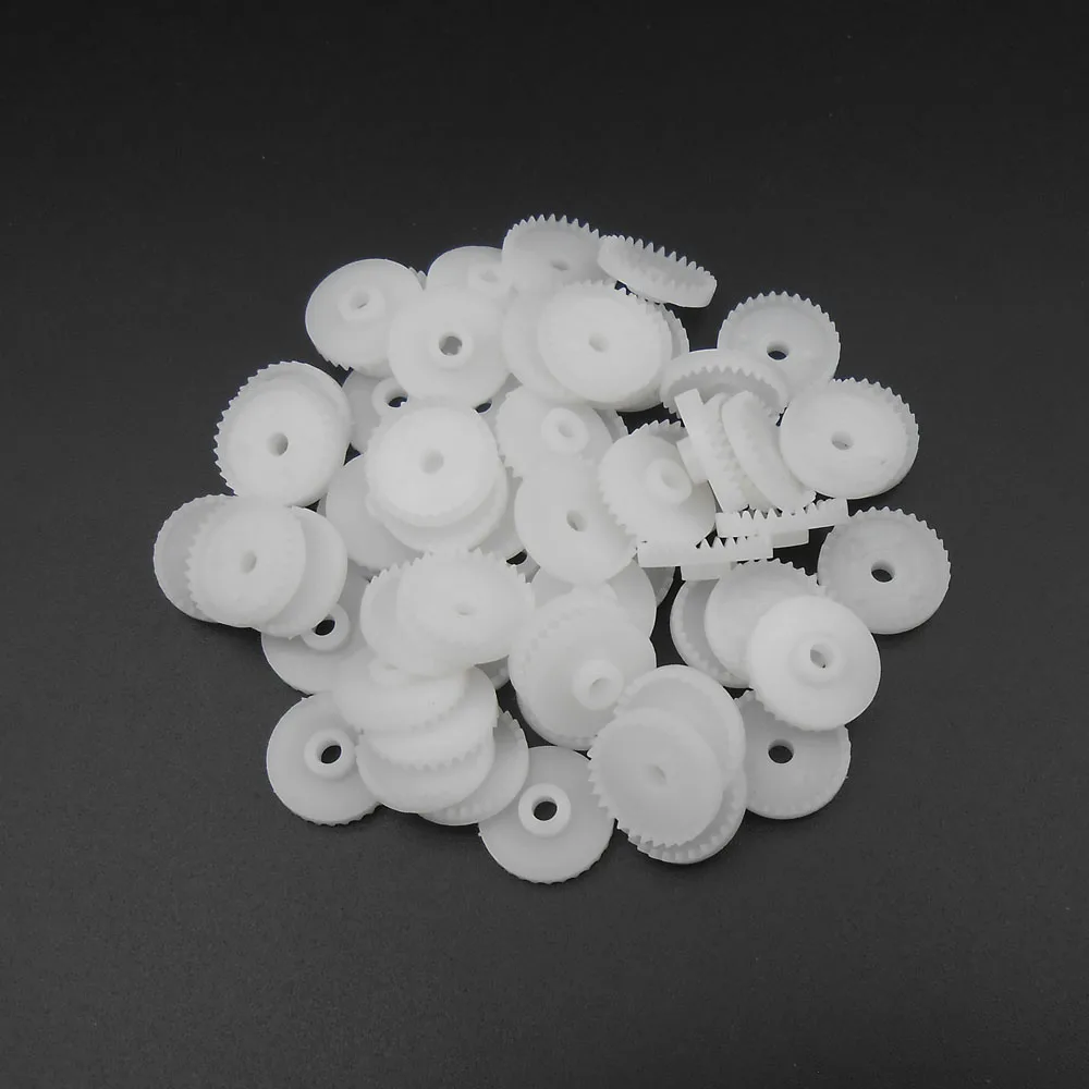 1000PCS/Lot 0.5M 30T Plastic Crown Gear 0.5 Modulus 0.5 Mod 30 Teeth Aperture 3mm 2.95mm Reduction Gears DIY  T=30 *FD915X1000