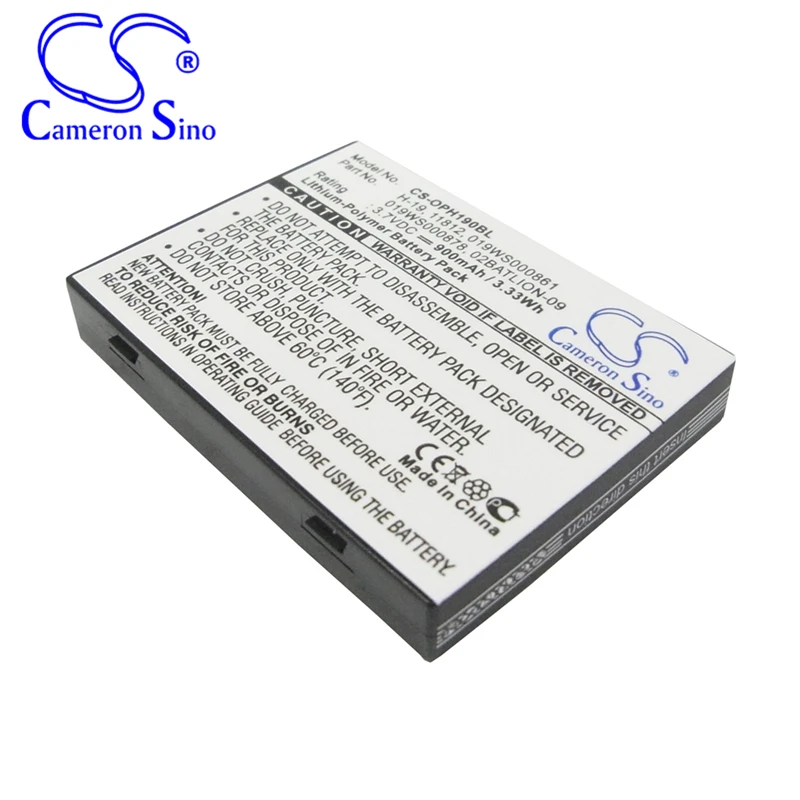 CameronSino Battery for Opticon H-19 H-19a H-19d H16 H19 H19A H-16A fits Opticon 019WS000861 11812 H-16 Barcode Scanner battery