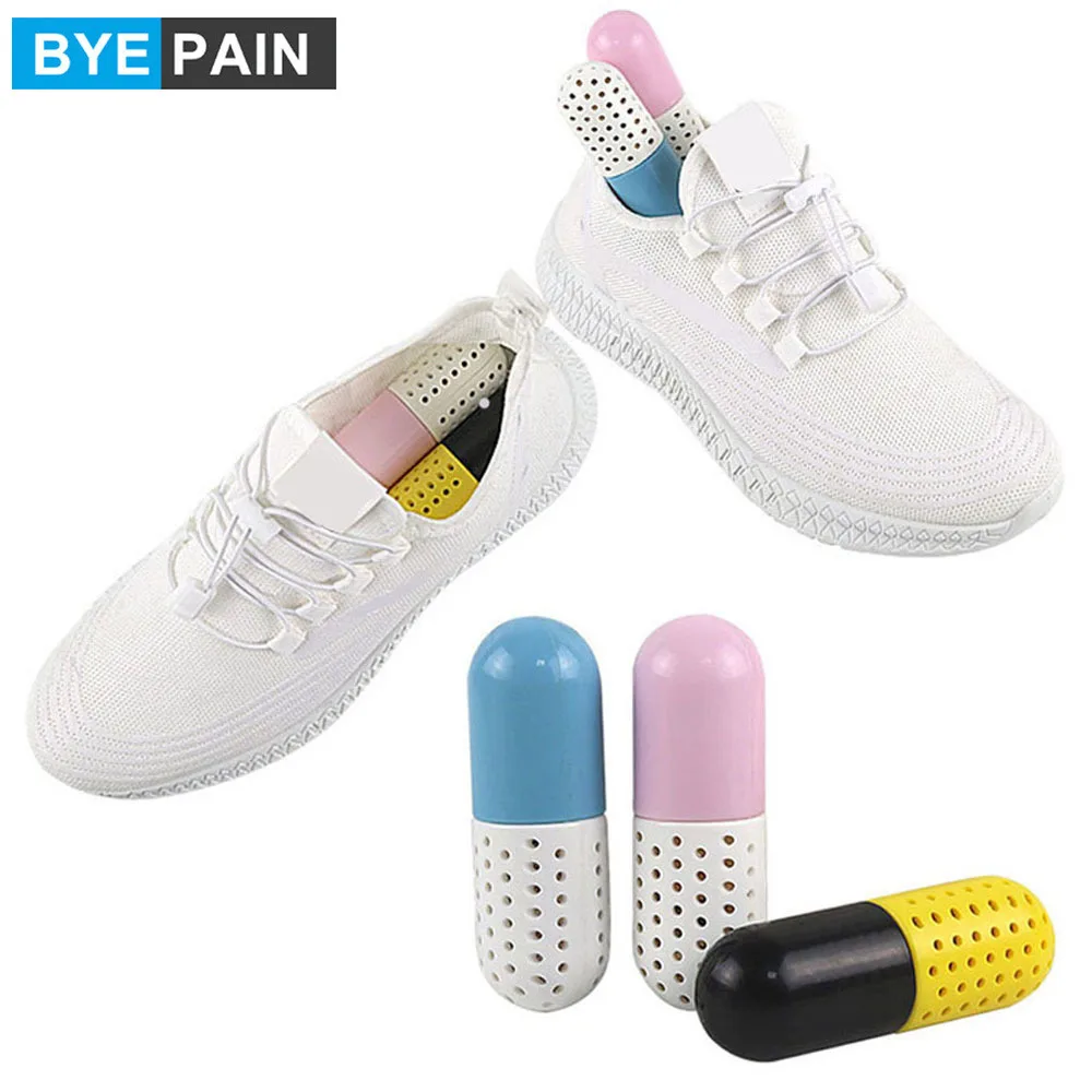 1Pcs  BYEPAIN Shoes Deodorizer Capsules, Carbon Deodorant Dehumidifier Tool, Deodorant Balls for Sneakers, Shoes, Gym Bag