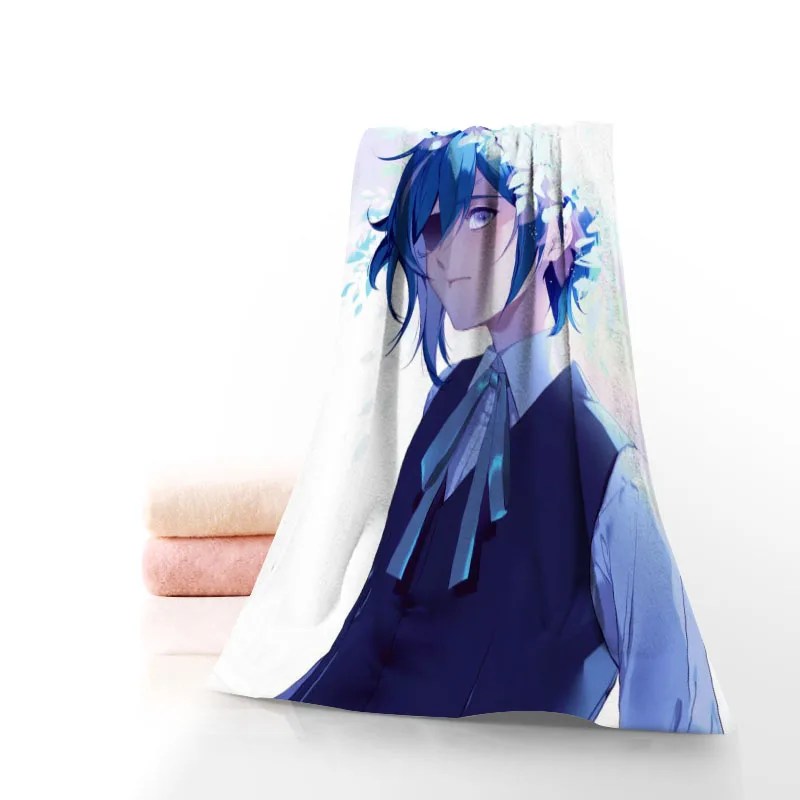 Custom Kaeya Genshin Impact Handdoek Gedrukt Katoen Gezicht/Badhanddoeken Microfiber Stof Voor Kinderen Mannen Vrouwen Douche Handdoeken 70X140cm