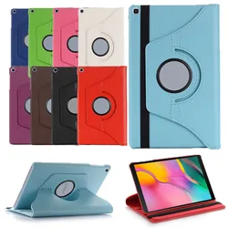 New Coque for Samsung Galaxy Tab A 8.0 2019 S Pen SM-P200 P205 Case 360 Rotation Smart PU Case for Samsung P200 P205 Cover 8.0''