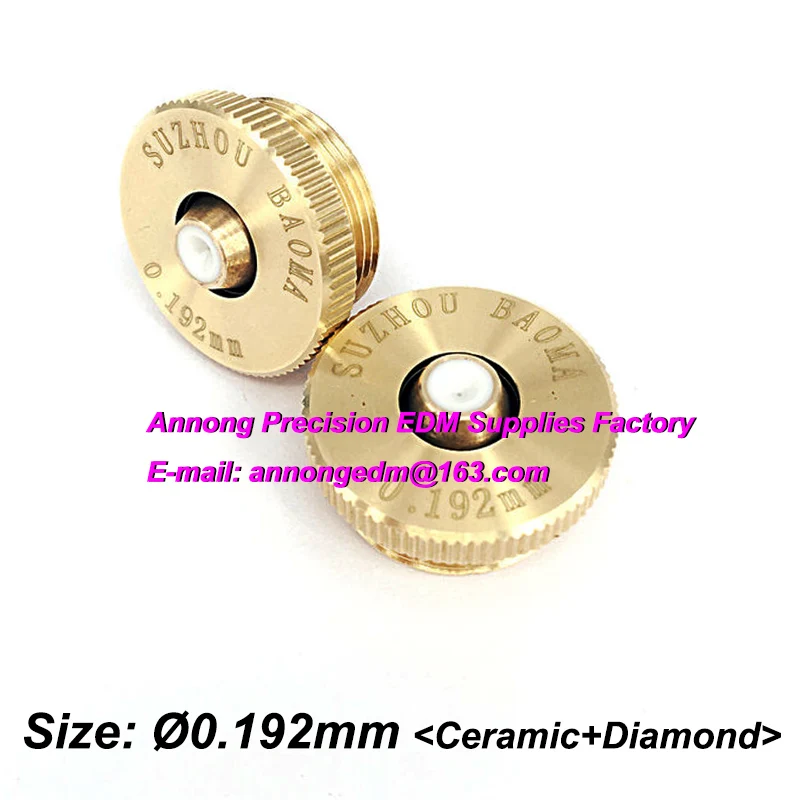 Ø0.192MM Ø0.195MM Suzhou BAOMA Wire Guide (Ceramic+Diamond type or Ruby+Diamond type) for BAOMA Medium Speed Wire Cut Machine