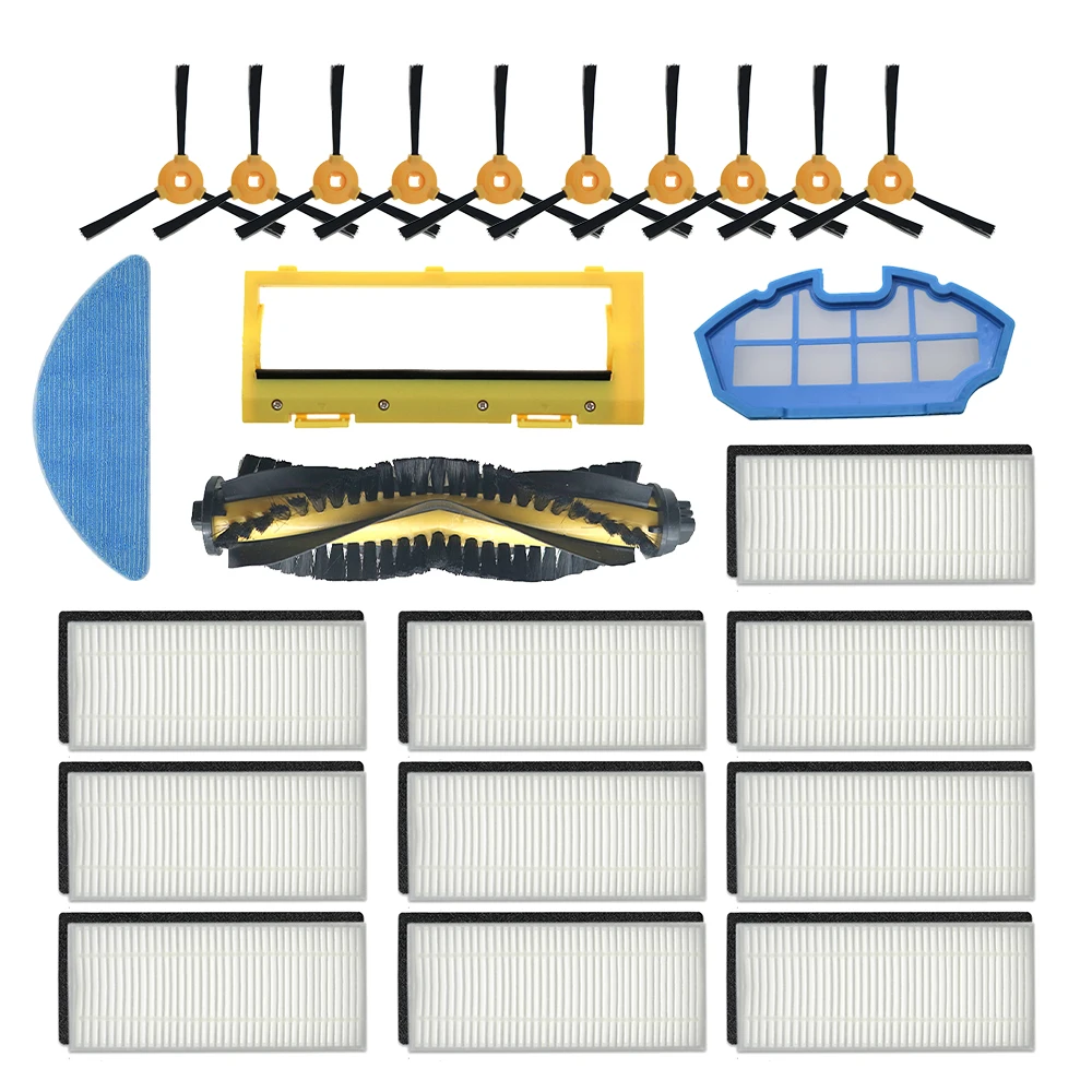 Bộ Lọc Hepa Bàn Chải Cạnh Bên Cho CONGA Xuất Sắc Năm 990 Cho Ecovacs Deebot N79S N79 Eufy RoboVac 11 11C Bàn Chải Bao Sơ Cấp bộ Lọc