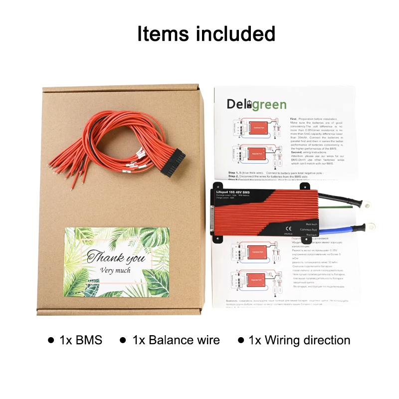 BMS 4S 12V 80A 100A 120A 200A 250A PCB BMS for 3.2V LiFePO4 Battery Pack 18650 Lithium Battery Pack