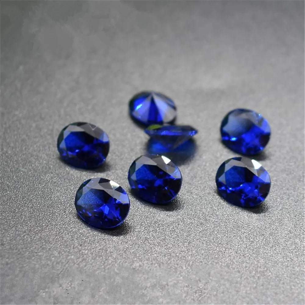 

Brilliant Blue Spinel Oval Faceted Gemstone Egg Shape Blue Spinel Gem Multiple Sizes to Choose C05L