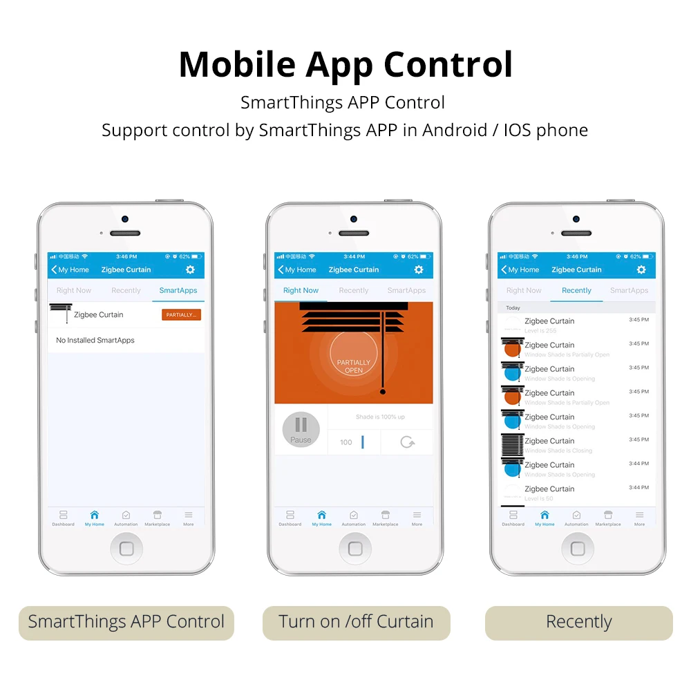 Роликовый абажурный двигатель Zemismart с переключателем Tuya Zigbee, электрическая штора Smart Life, трубчатый двигатель для трубки 36 мм, 37 мм