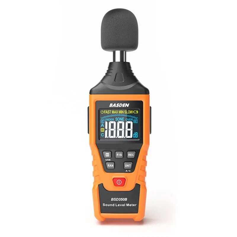 BSD-350B Decibel Detector 30-130dB Sound Level meter Noise Meter Measurement A/C weighted