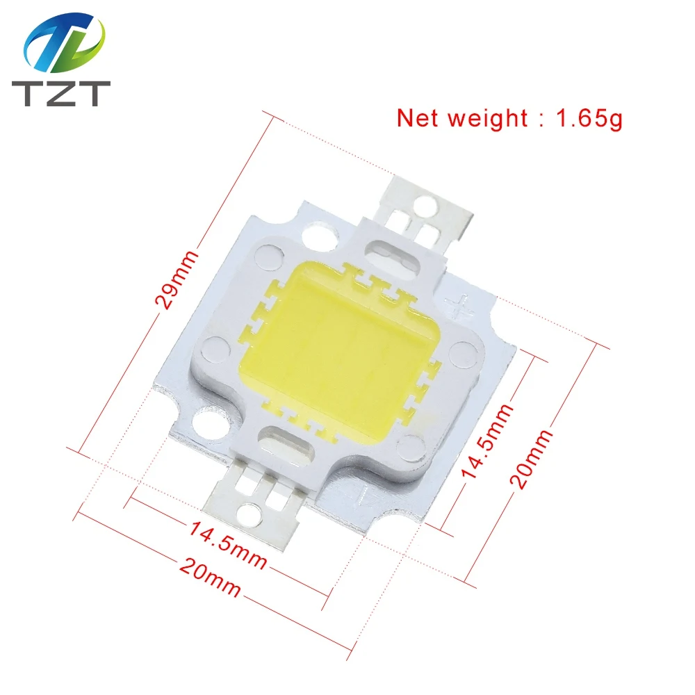 10/30 Stück 10 W LED-Birne 10 W LED 900 lm warmweißes Lampenlicht Weiß Hochleistungs-20 * 48 mli für Flutlicht – Detail 2