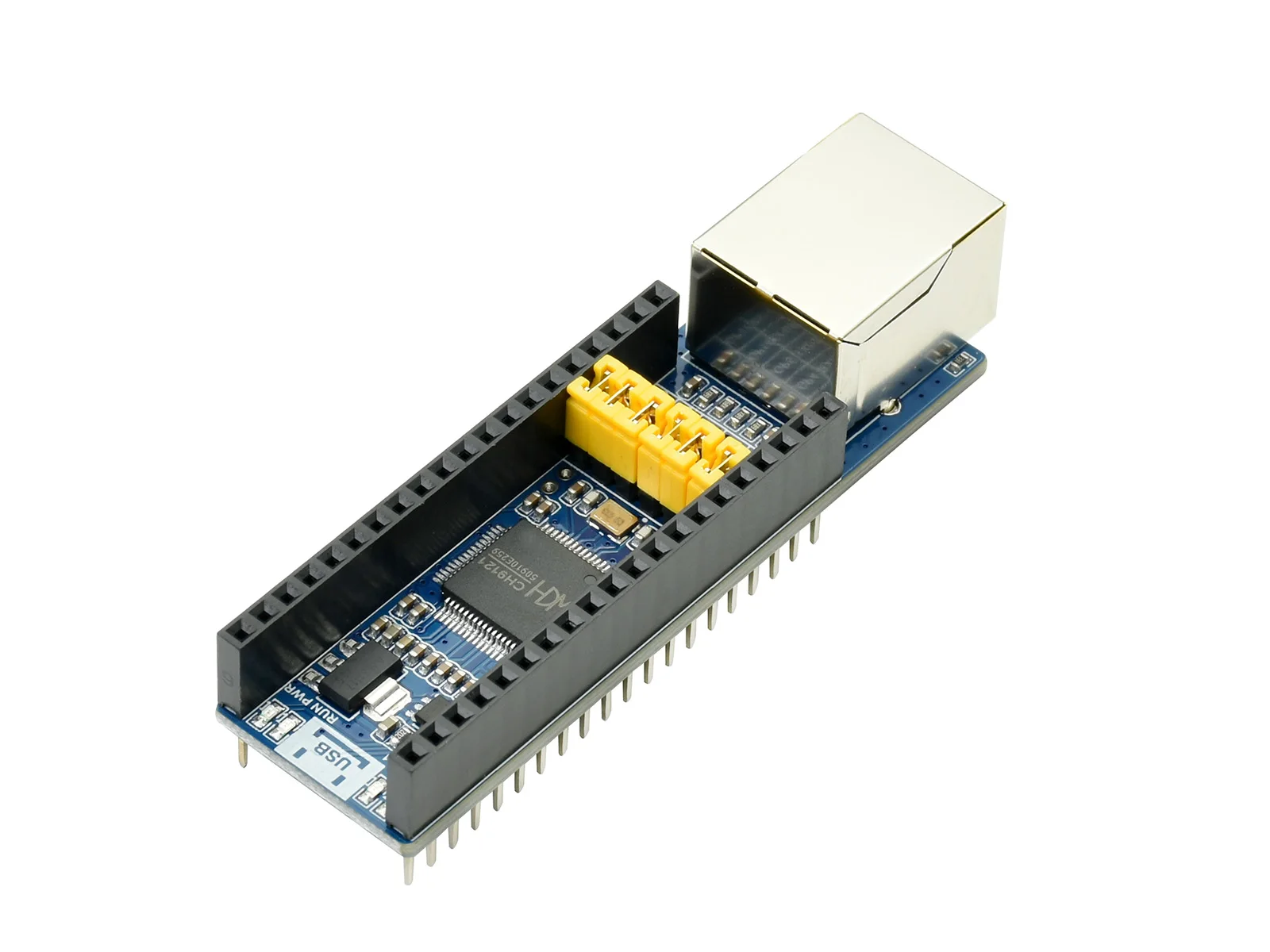 Pico-ETH-CH9121,Ethernet To UART Converter For Raspberry Pi Pico, 10/100M Ethernet, Enabling Network Communication Through UART