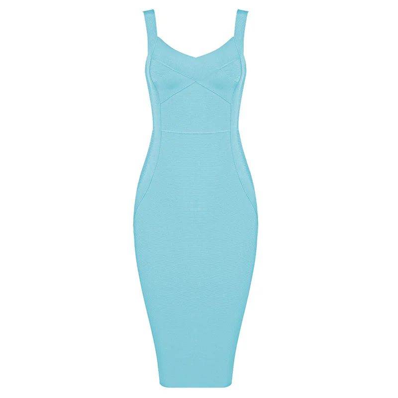 Hoge kwaliteit vrouwen mouwloze rayon bandage jurk celebrity elegante groen paars roze bodycon cocktail party dress vestidos