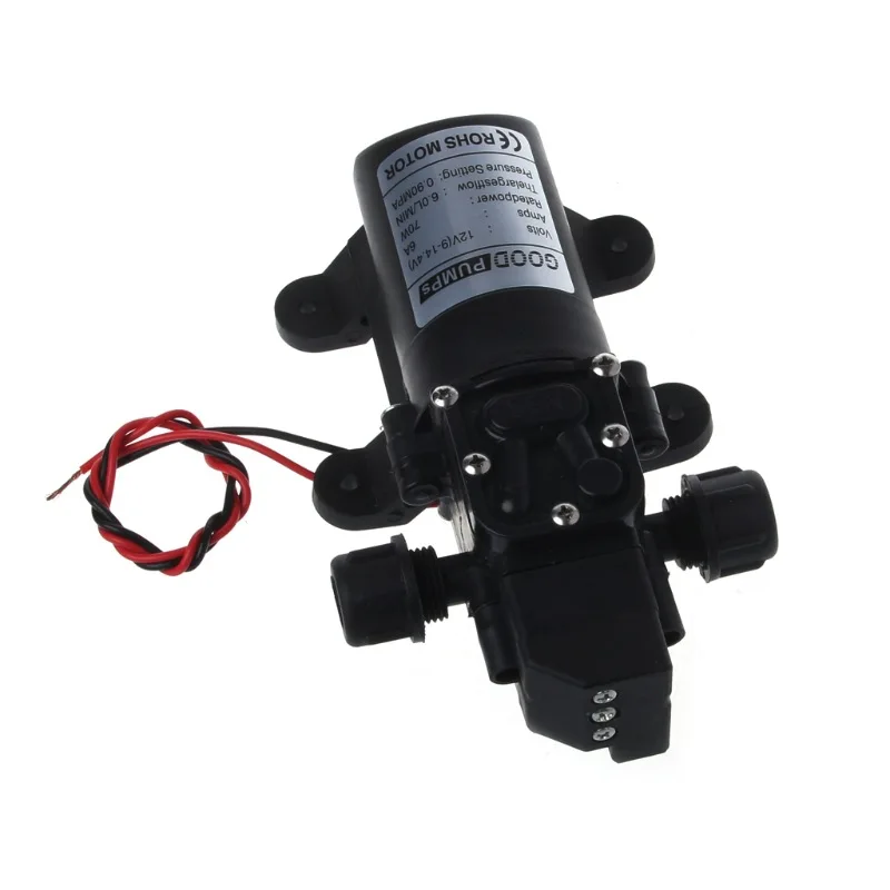 

12volt high pressure water pump 60w 80w 100w Micro car wash Garden irrigation Pressure Self-Priming Booster Pump 12 volt adapter