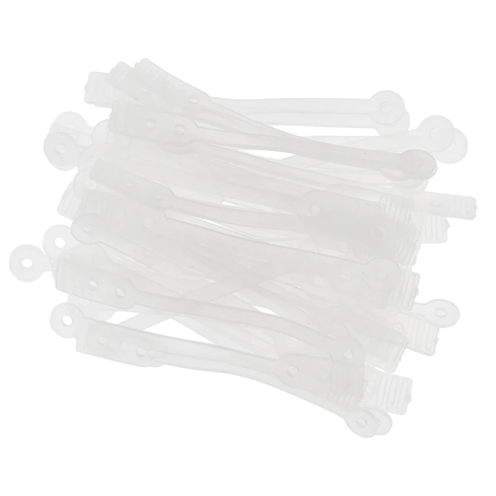 Elastic Rubber Bandas para Longo Perm Rods, substituição para Professional, 50 PCs