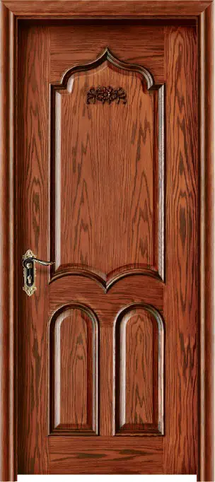 Custom traditional doors solid oak wood doors contemporary single front door interior door available D-009