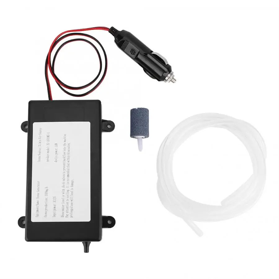 أوزونيزر منعش الهواء للسيارة ، منقي هواء متكامل ، 10 واط ، 12 فولت تيار مستمر ، من حيث الوزن ، وإزالة الرائحة