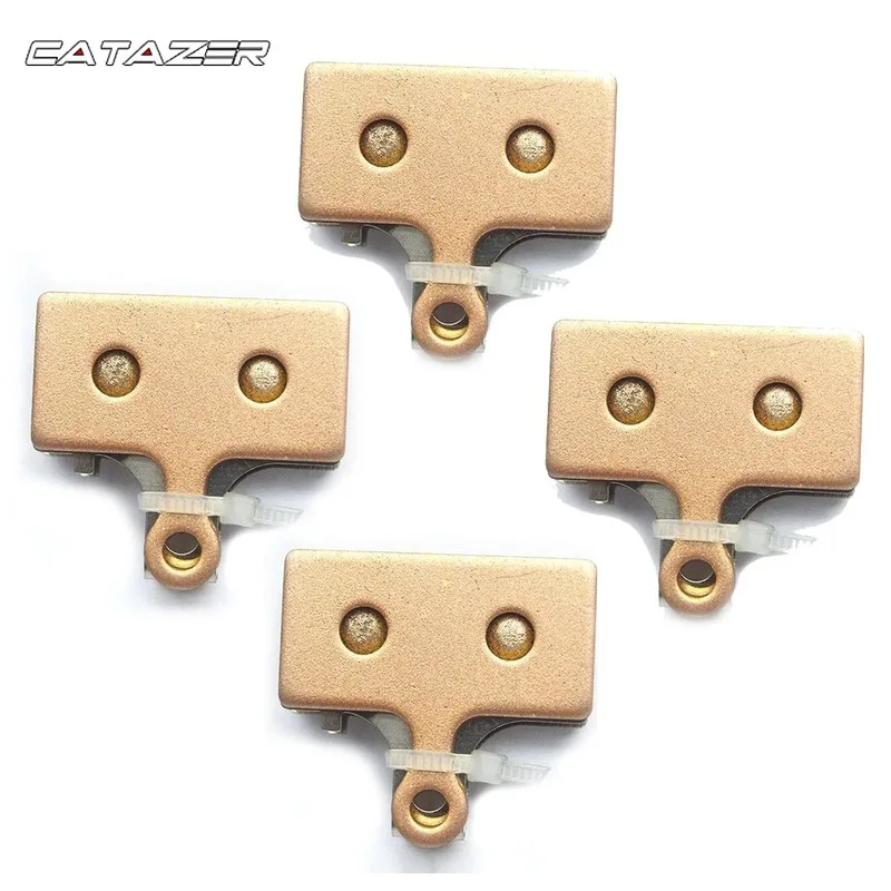 Catazer  4 PAIRS SINTERED METAL Bicycle  DISC BRAKE PADS FOR Pads  M985 M988 Deore M785 M666 M675 Deore M615 Alfine S700.