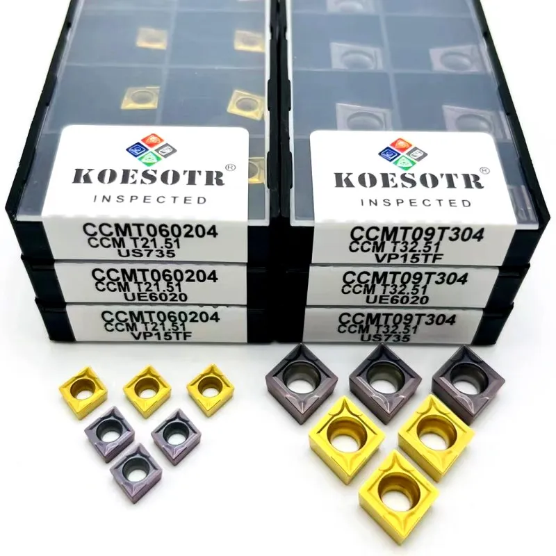 CCMT060204 CCMT09T304/308 strumento tornitura Interna di utensili In Metallo Duro CNC utensili di tornitura carburo di Tungsteno da taglio strumento CCMT 060204